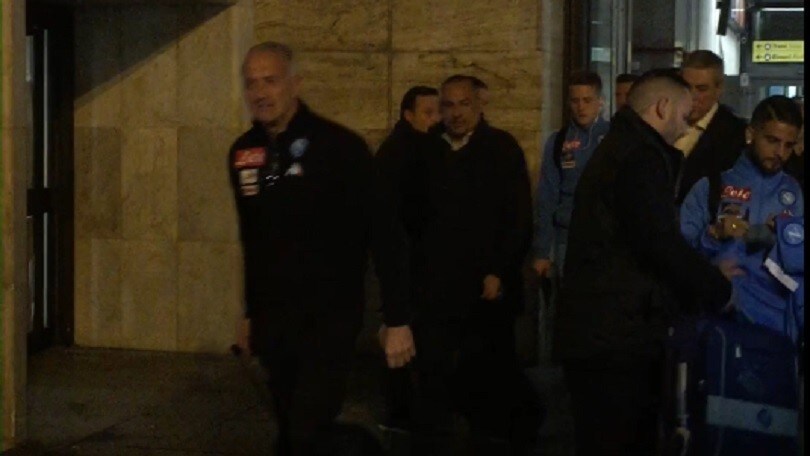 Napoli, accoglienza da brividi a Roma!