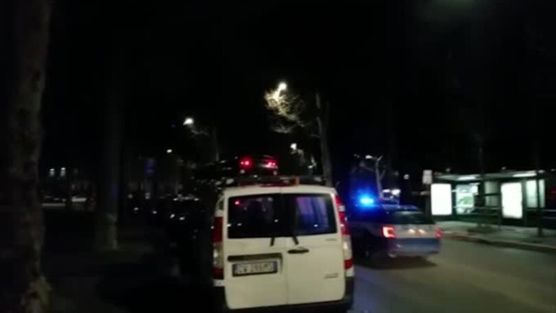 Il Milan arriva allo stadio