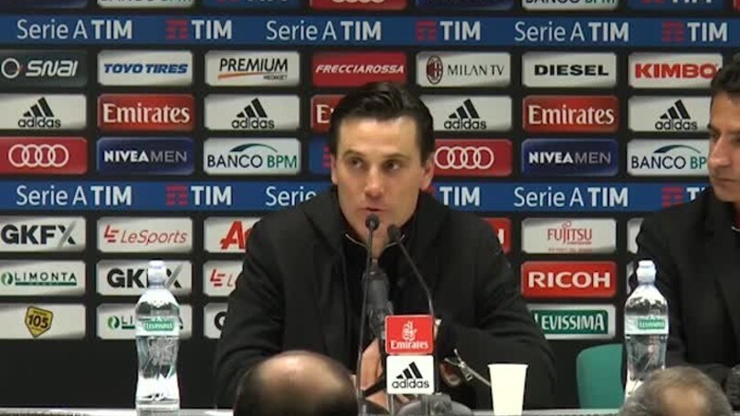 Montella: "Sogno di arrivare davanti all'Inter"