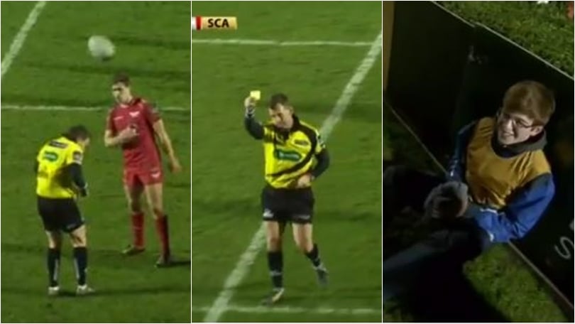 Rugby da ridere. Palla contro l'arbitro: raccattapalle ammonito