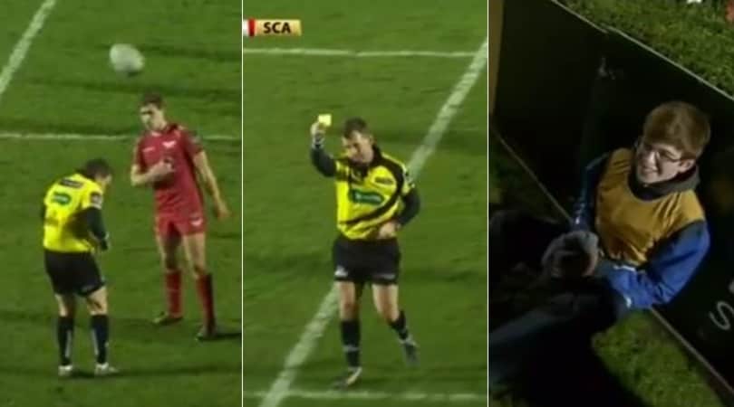 Rugby da ridere. Palla contro l'arbitro: raccattapalle ammonito