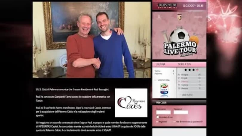 Palermo, il nuovo presidente è Paul Baccaglini