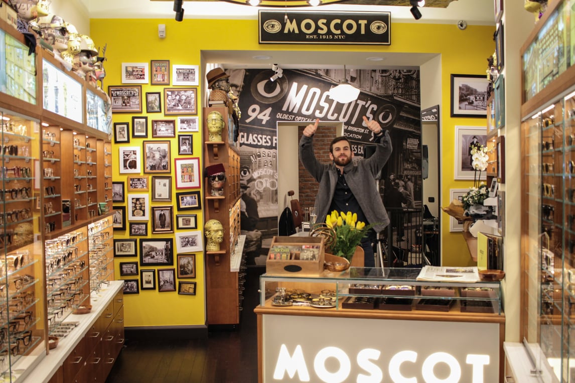 Moscot porta a Roma il suo stile newyorchese con il primo store italiano