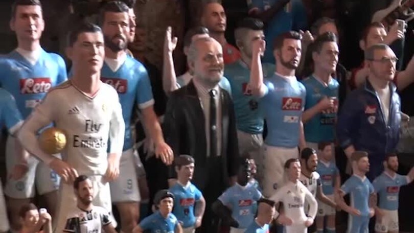 Napoli - Real con..il presepe
