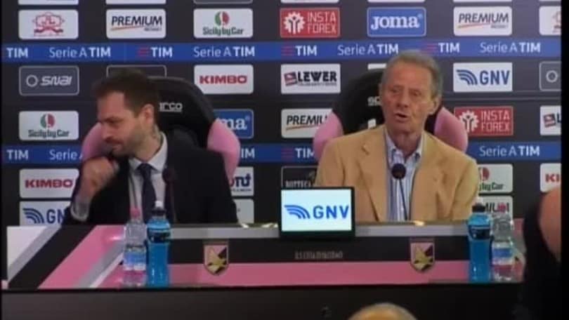 Zamparini: "Lascio il Palermo in buone mani"