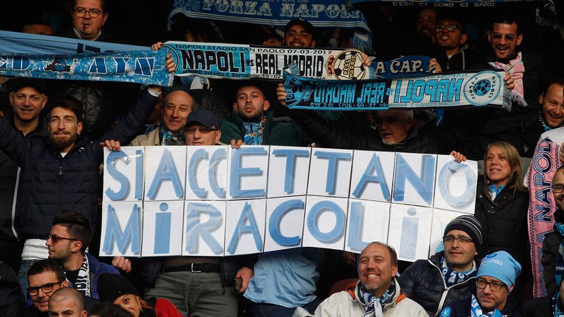 Emozione San Paolo, tutto esaurito per Napoli-Real Madrid