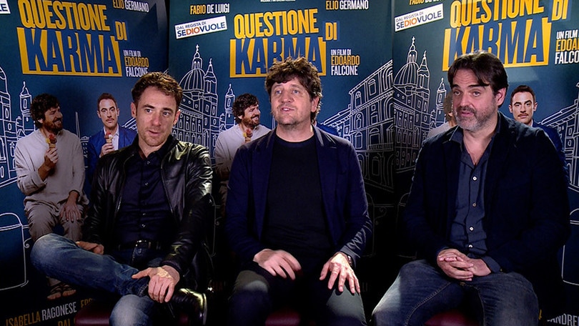 Questione di Karma, intervista a Elio Germano e Fabio De Luigi