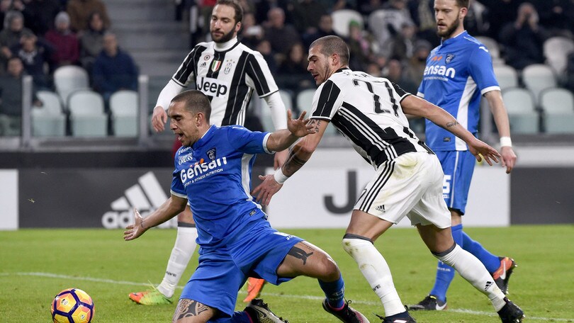 Serie A Empoli, problema muscolare per Bellusci