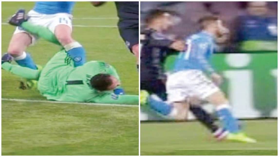 Napoli, su Mertens un rigore e...mezzo