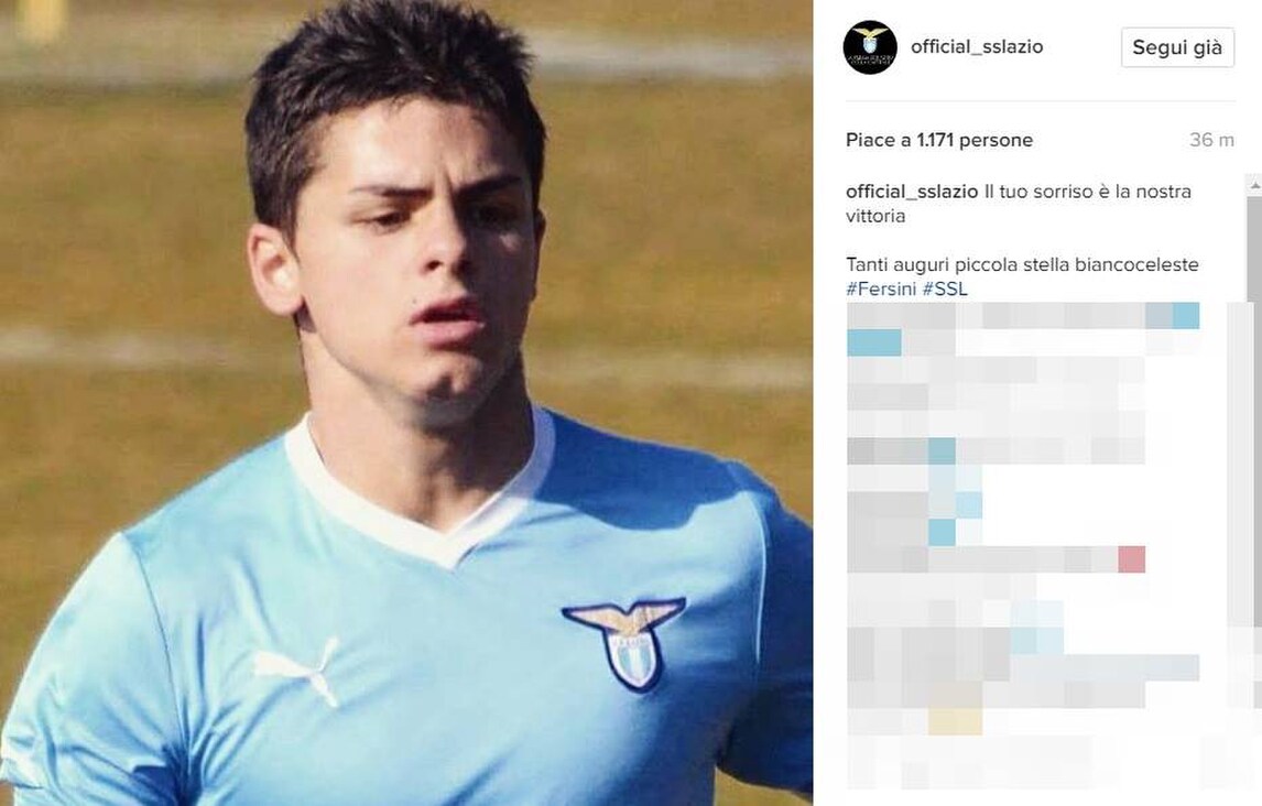 Serie A, la Lazio ricorda Mirko Fersini