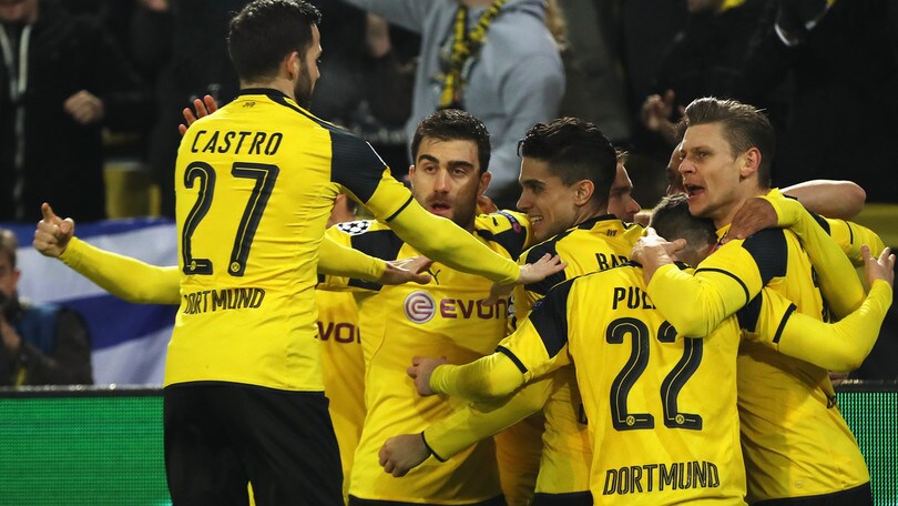 Borussia Dortmund-Benfica 4-0: tripletta di Aubameyang