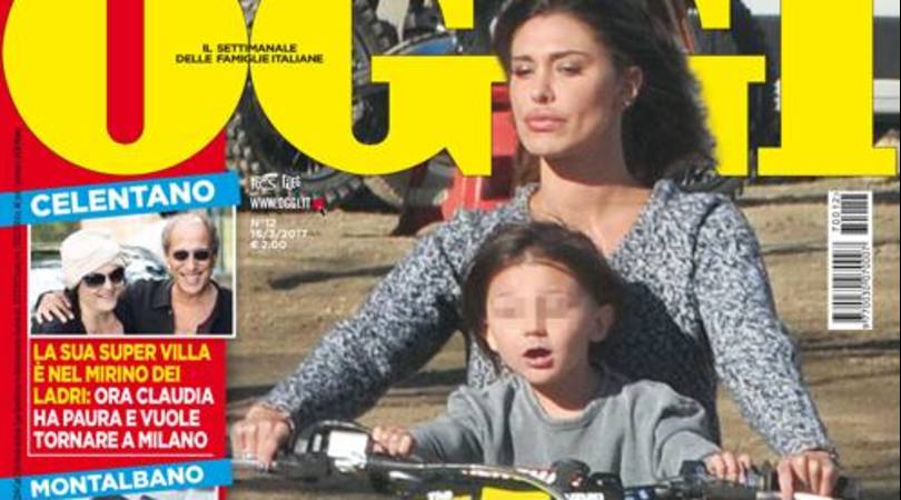 Belén ancora senza casco col figlio: polemica dell'ex De Martino