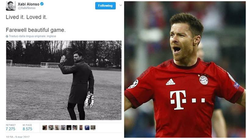 Xabi Alonso dà l'addio al calcio: «L'ho vissuto e l'ho amato»