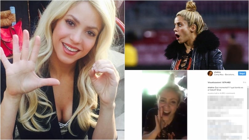 Impresa Barcellona: Shakira festeggia al Camp Nou insieme a Piqué