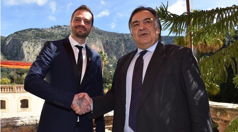 Palermo, l'incontro tra Baccaglini e il sindaco Orlando