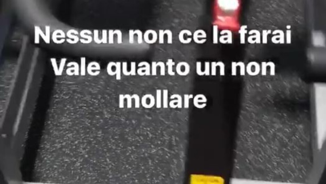 Florenzi corre: «Nessun "Non ce la farai" vale quanto "Non mollare"»