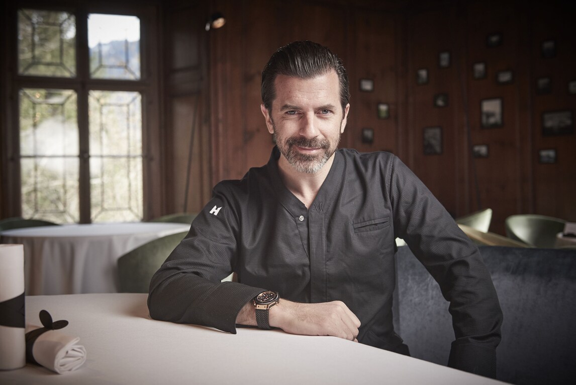 Andreas Caminada è il nuovo chef della brigata Hublot