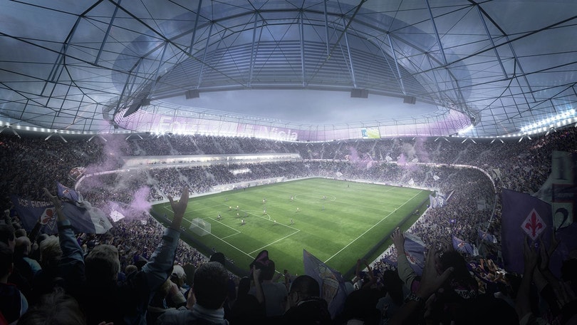 Presentato il nuovo stadio della Fiorentina: ecco come sarà FOTO