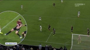 Il rigore per la Juventus che ha fatto infuriare il Milan