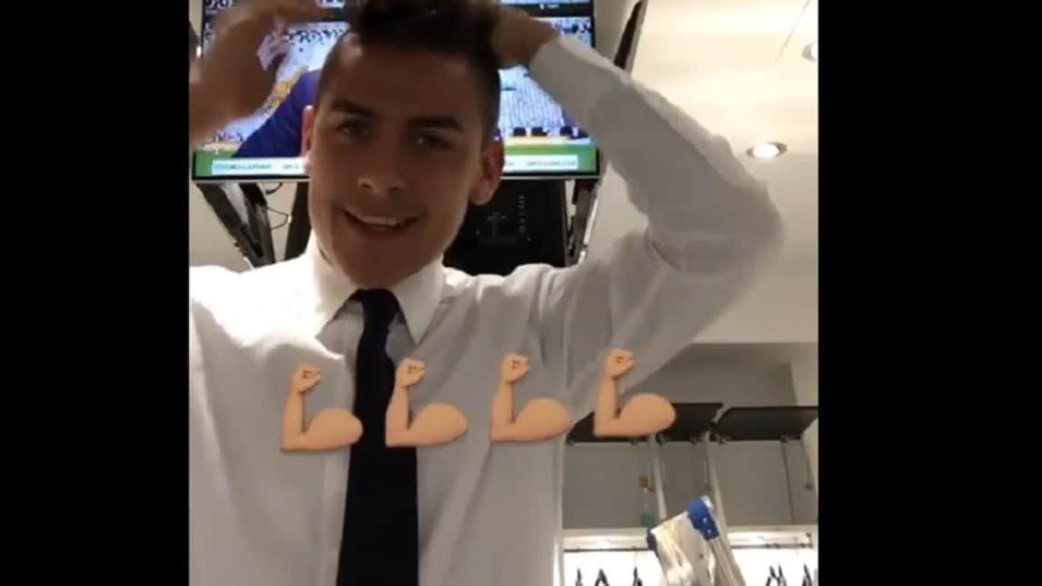 Juventus-Milan, festa Dybala: canta e balla dopo la vittoria!