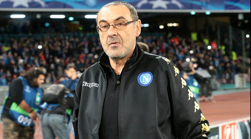 Napoli, Sarri: «Proteste allo Stadium? Tutte squadre pazze»