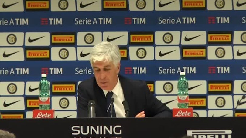 Gasperini: "Non ho sentito cori dei tifosi interisti"
