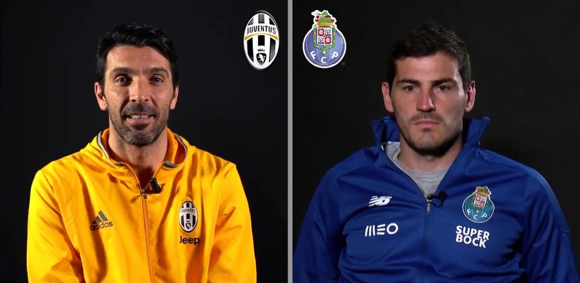 Juventus-Porto, Buffon scherza con Casillas: «Martedì passiamo noi»