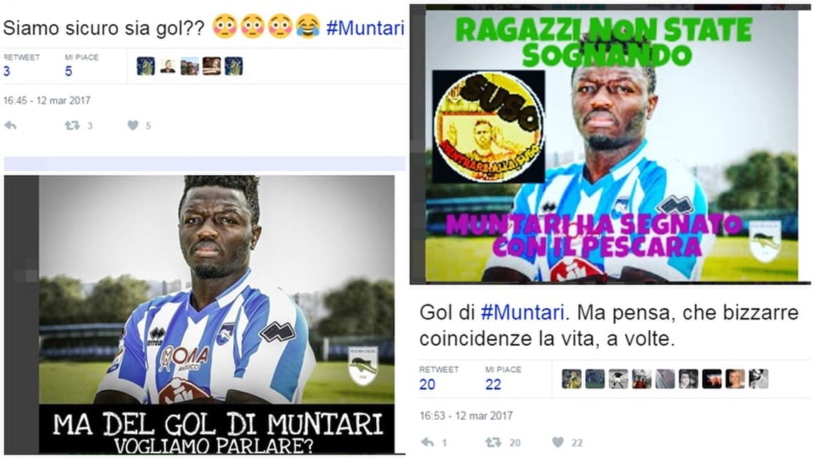 Muntari torna a segnare e il web si scatena: «Sicuri sia gol?»