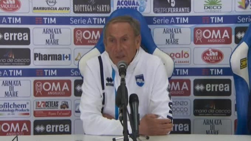Zeman: "Primo tempo equilibrato"