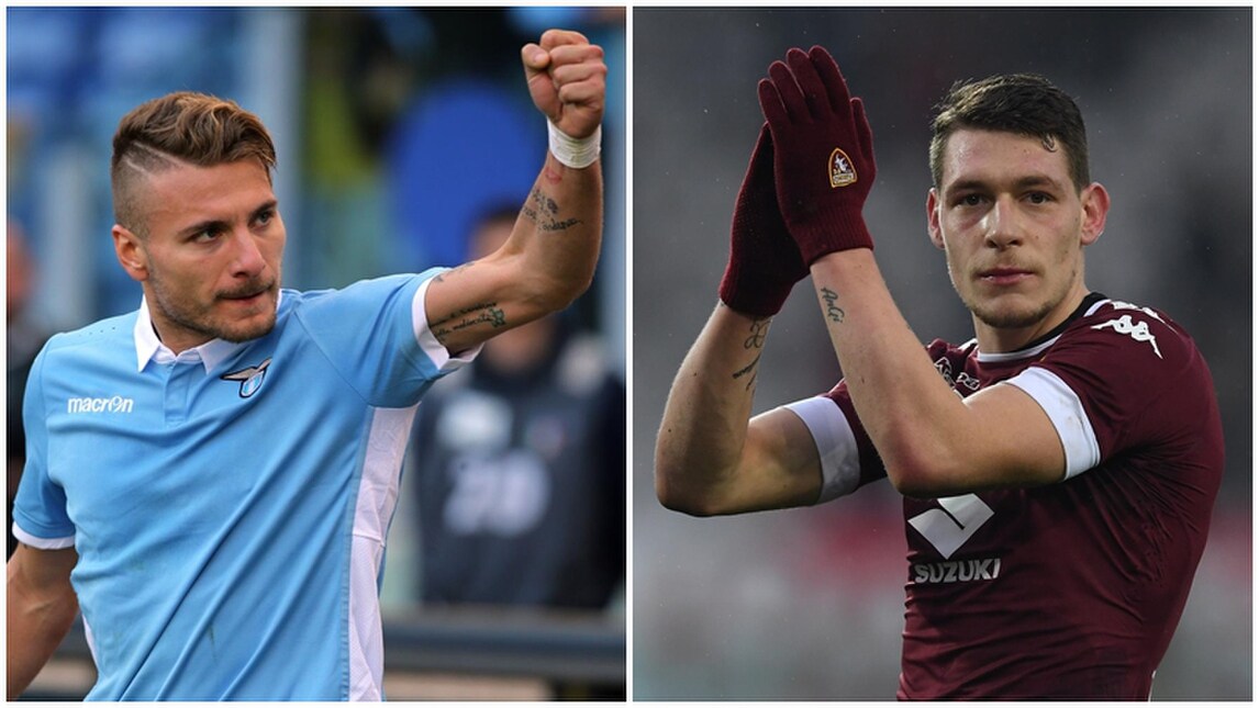 Serie A: Immobile-Belotti, sfida all'ultimo gol