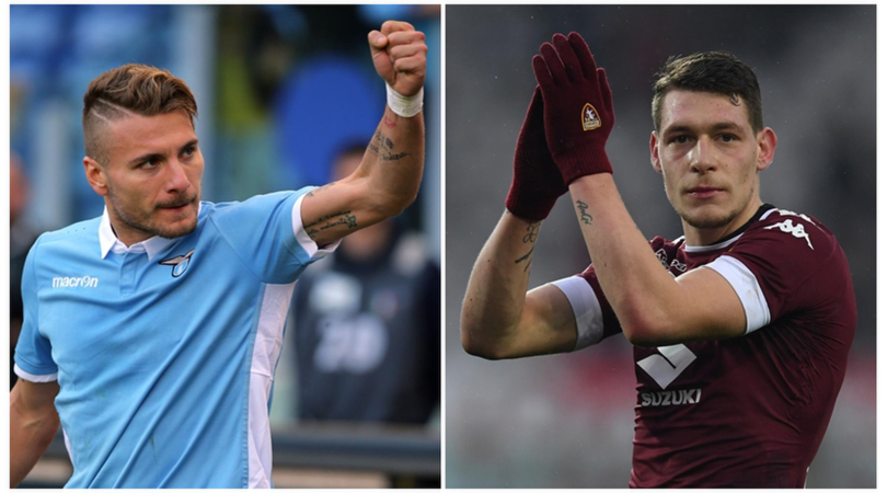 Serie A: Immobile-Belotti, sfida all'ultimo gol