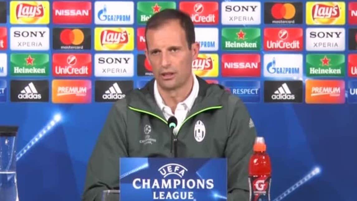 Allegri: "In Italia siamo alla follia"