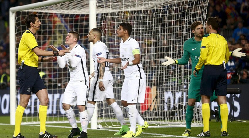 Dalla Spagna: «L'Uefa "congela" l'arbitro di Barça-Psg»