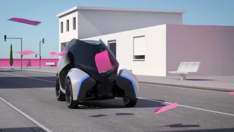 Toyota i-Tril, il quadriciclo che piega come una moto