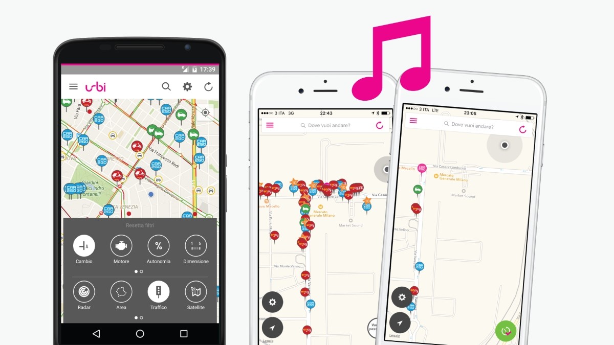 Gli italiani amano il car sharing