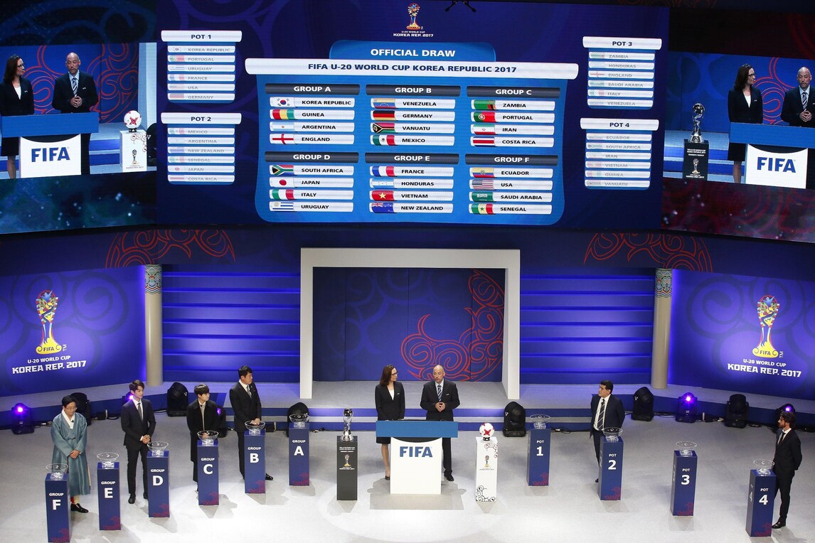 Mondiale Under20: Italia sorteggiata con Giappone, Uruguay e Sudafrica