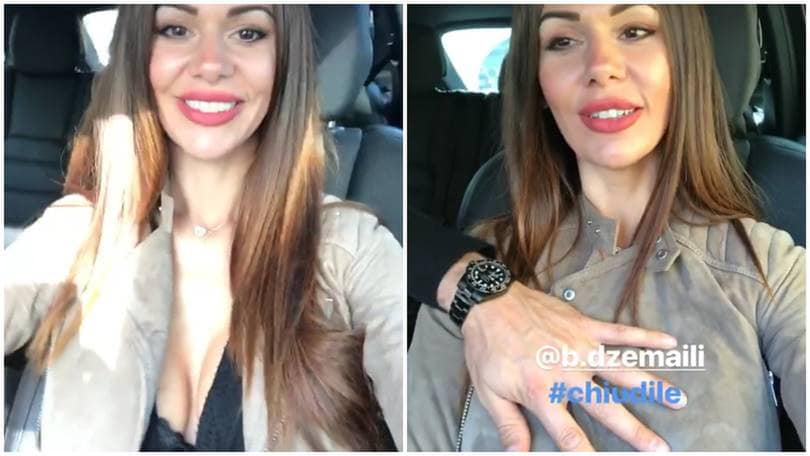 Il décolleté di Erjona è hot, interviene Dzemaili: "Chiudile"