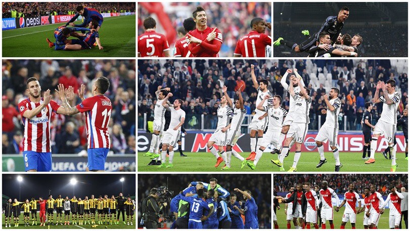 Champions League, ecco la classifica dopo gli ottavi di finale