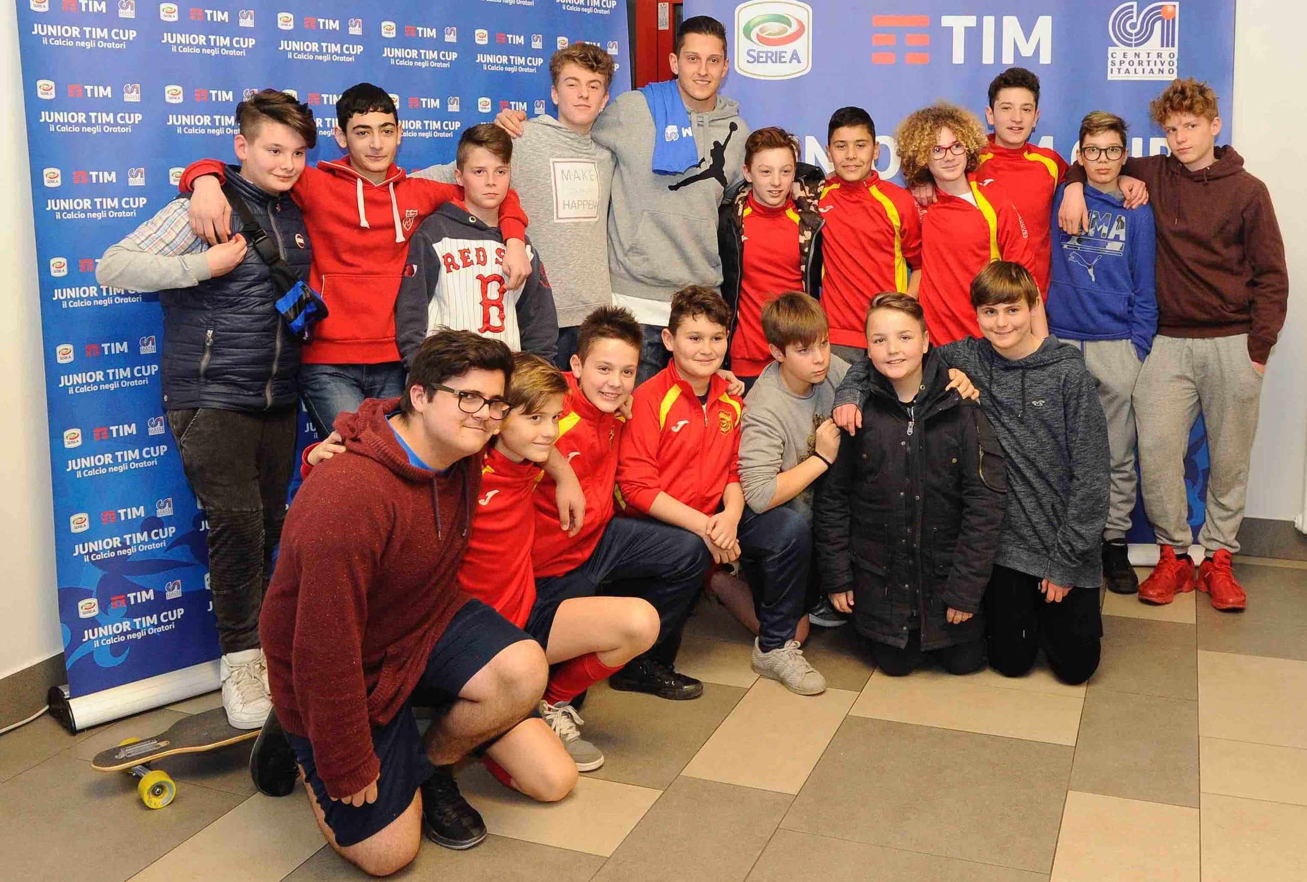 Gollini testimonial della Junior Tim Cup