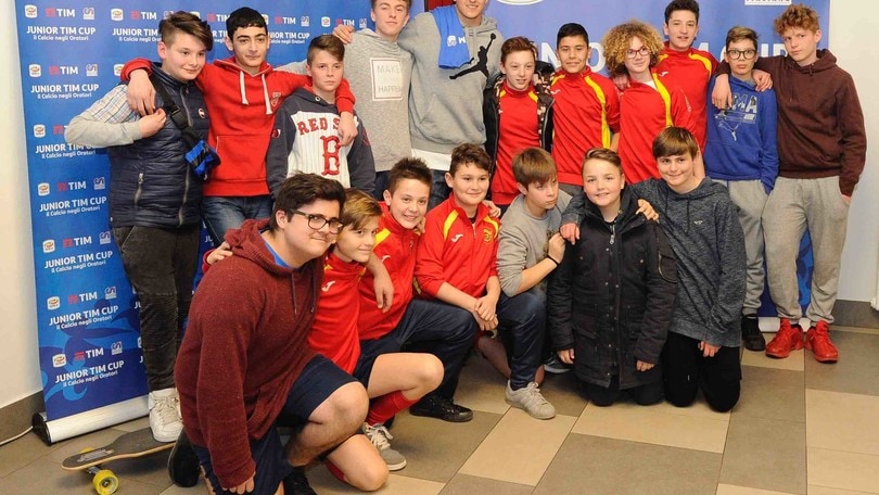 Gollini testimonial della Junior Tim Cup
