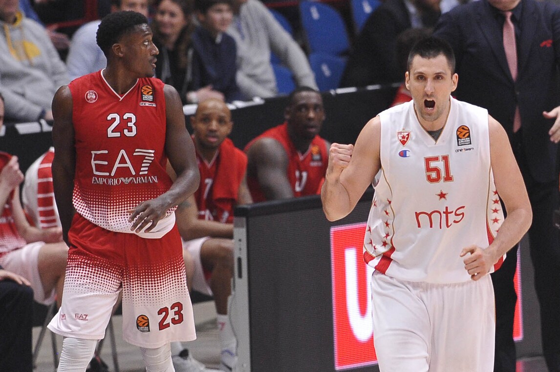 Basket Eurolega, Kuzmic punisce Milano