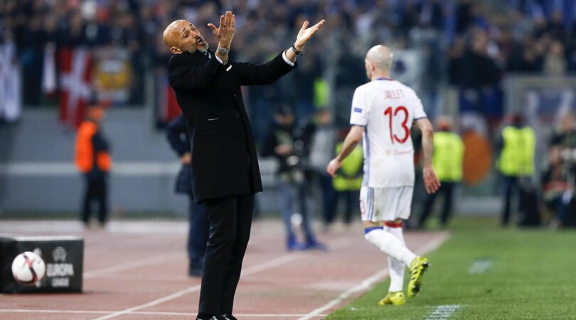 Roma, Spalletti: «Lione? Ho detto 'siete pinocchi'»