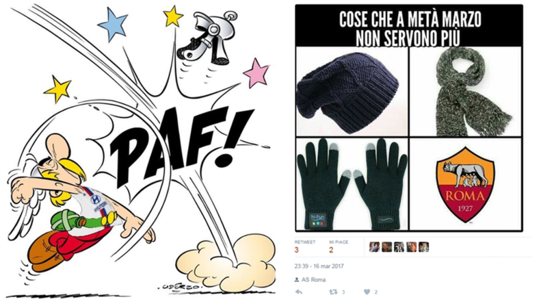 Una grande Roma, ma i social sono impietosi: tutta l'ironia del web