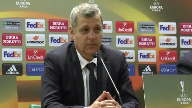 Genesio:"La Roma era una delle squadre più forti dell'Europa League"