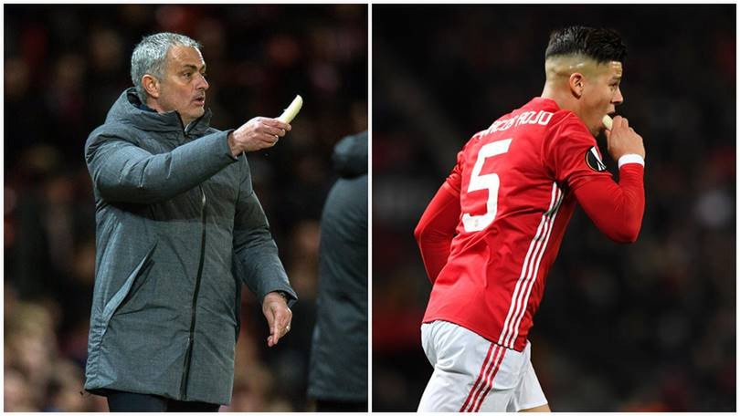 Rojo ha fame, Mourinho gli dà una banana