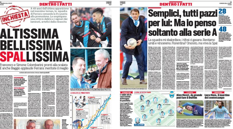 Serie B, euforia Spal: «Noi siamo da A»