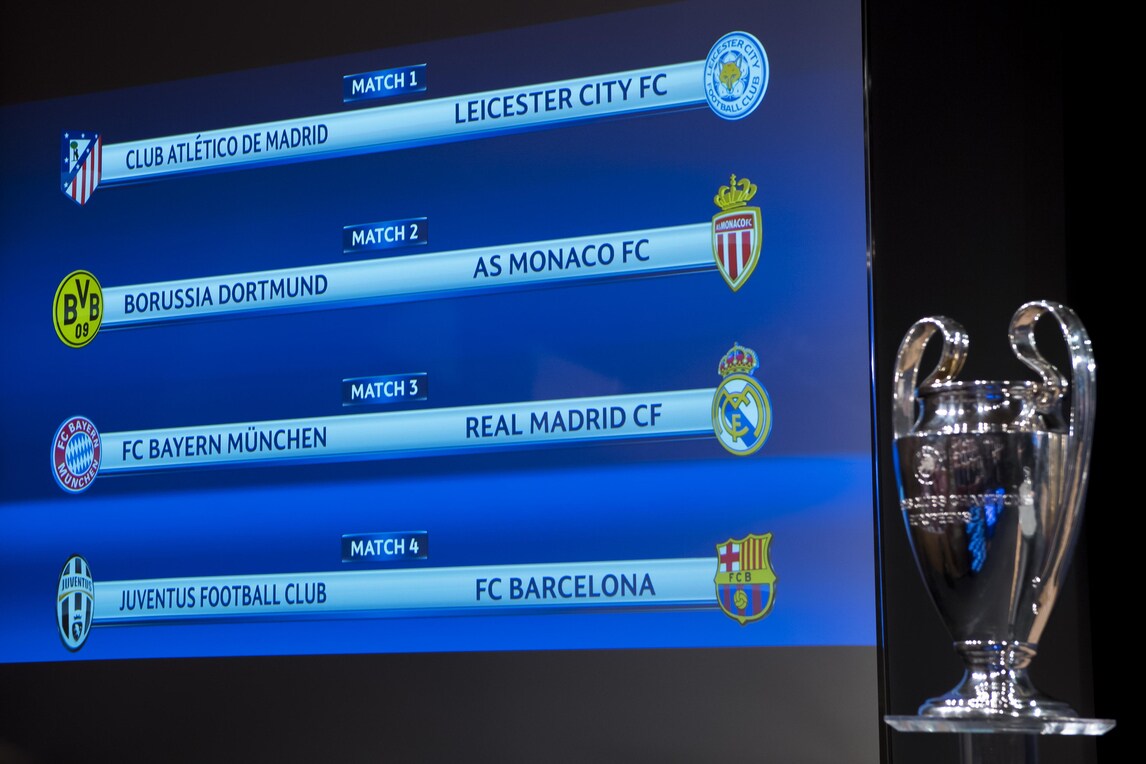 Champions League, i sorteggi dei quarti: sarà Juventus-Barcellona