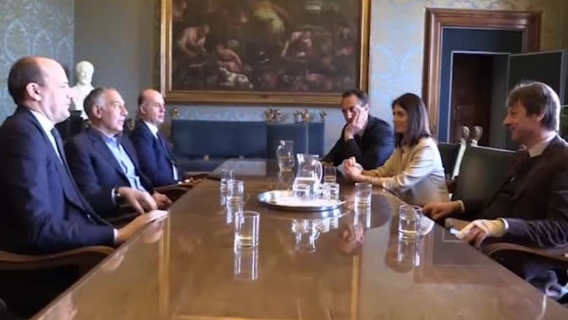 James Pallotta incontra Virginia Raggi