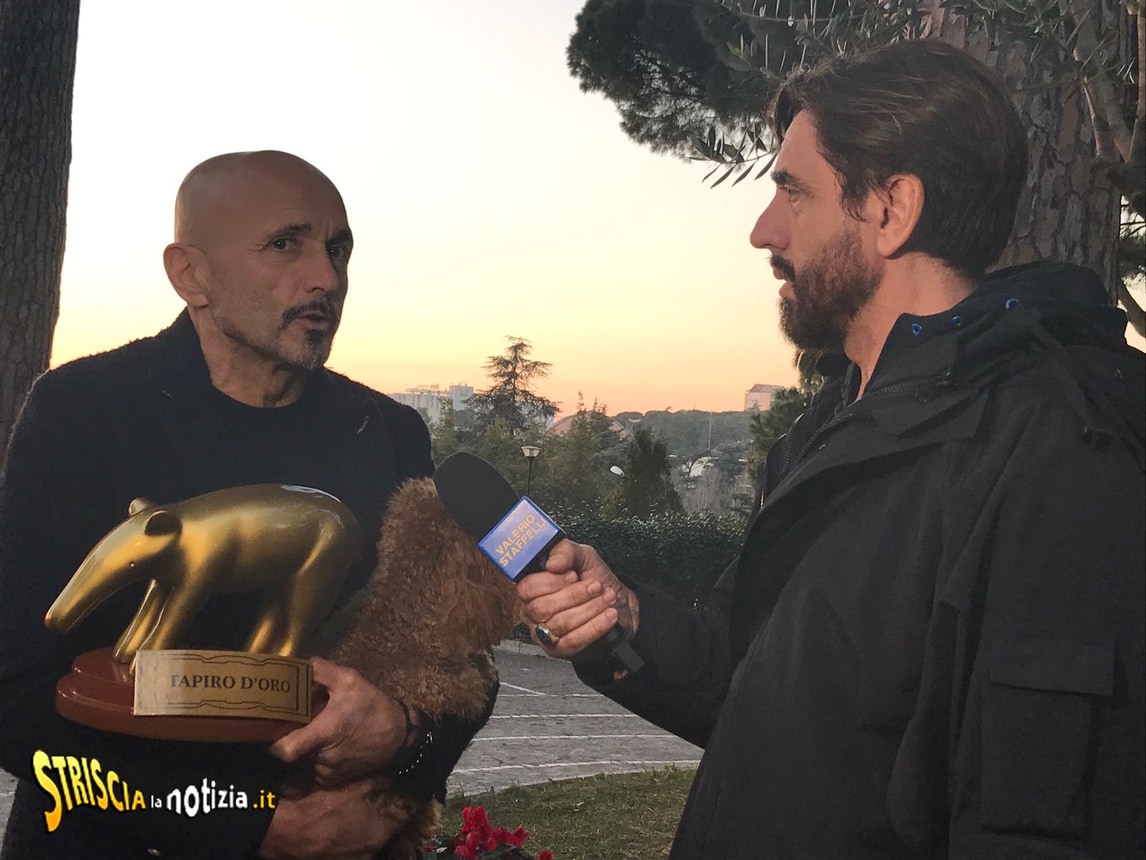 Roma, Tapiro d'oro a Spalletti: «Rinnovo? Ci sono un po' di clausole»