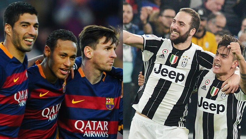 Juventus-Barcellona: una sfida da 1,5 miliardi di euro